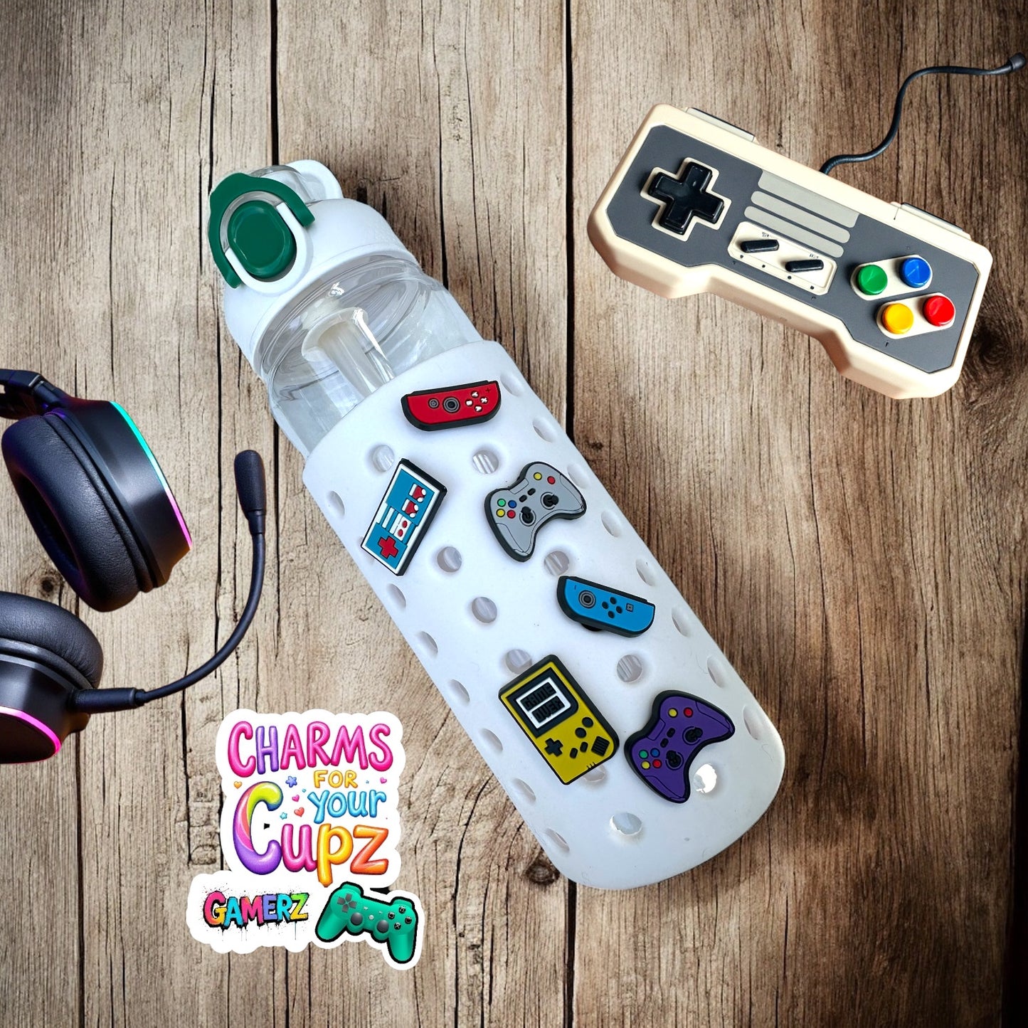 Gamerz 6 piece charm bundle set