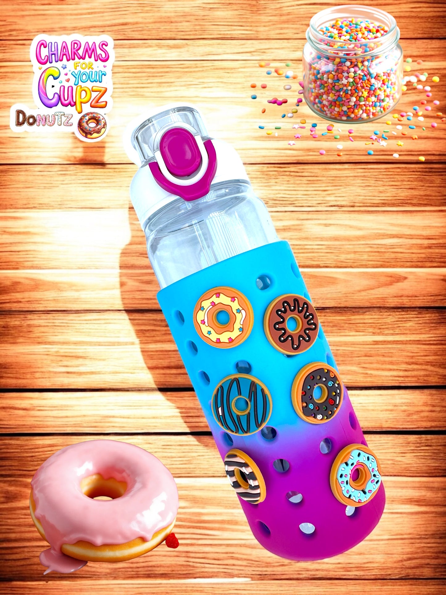 Donutz 6 piece charm bundle set