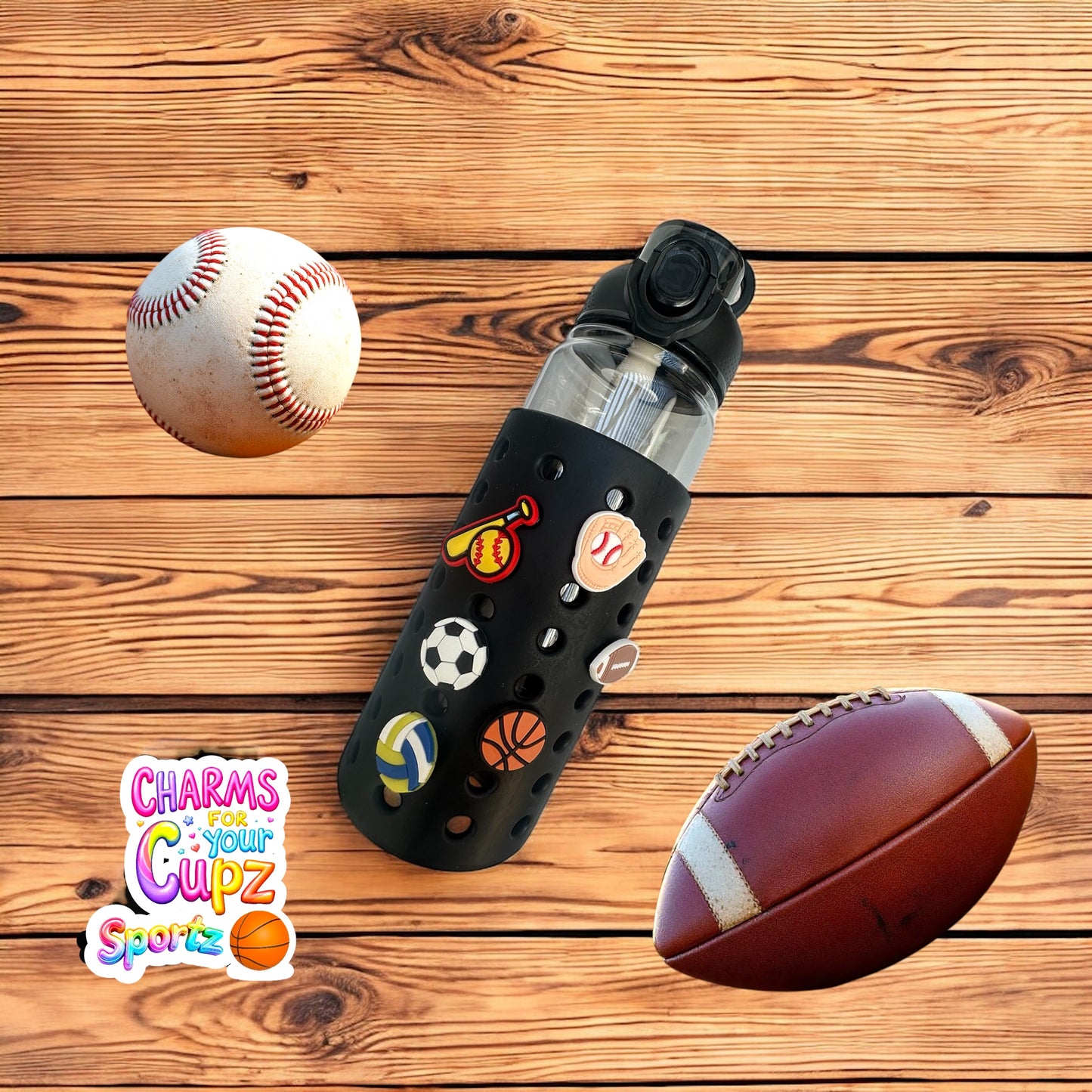 Sportz 6 piece charm bundle set