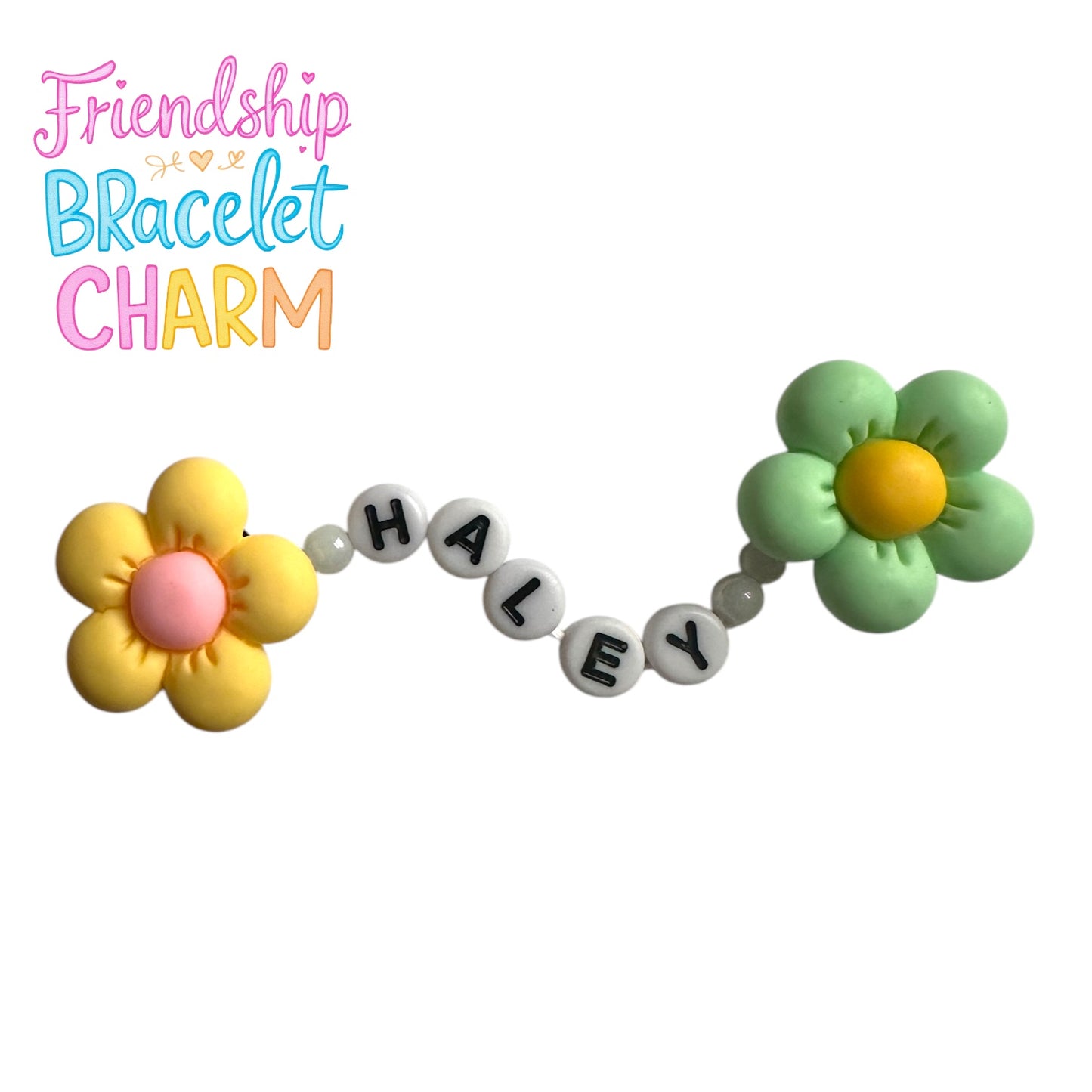Personalized Friendship Bracelet Charm
