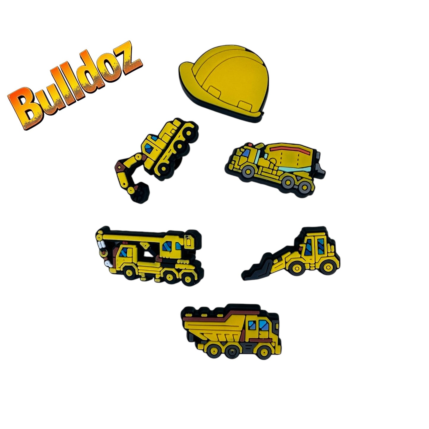 “Bulldoz” misc. 6 piece charm bundle set