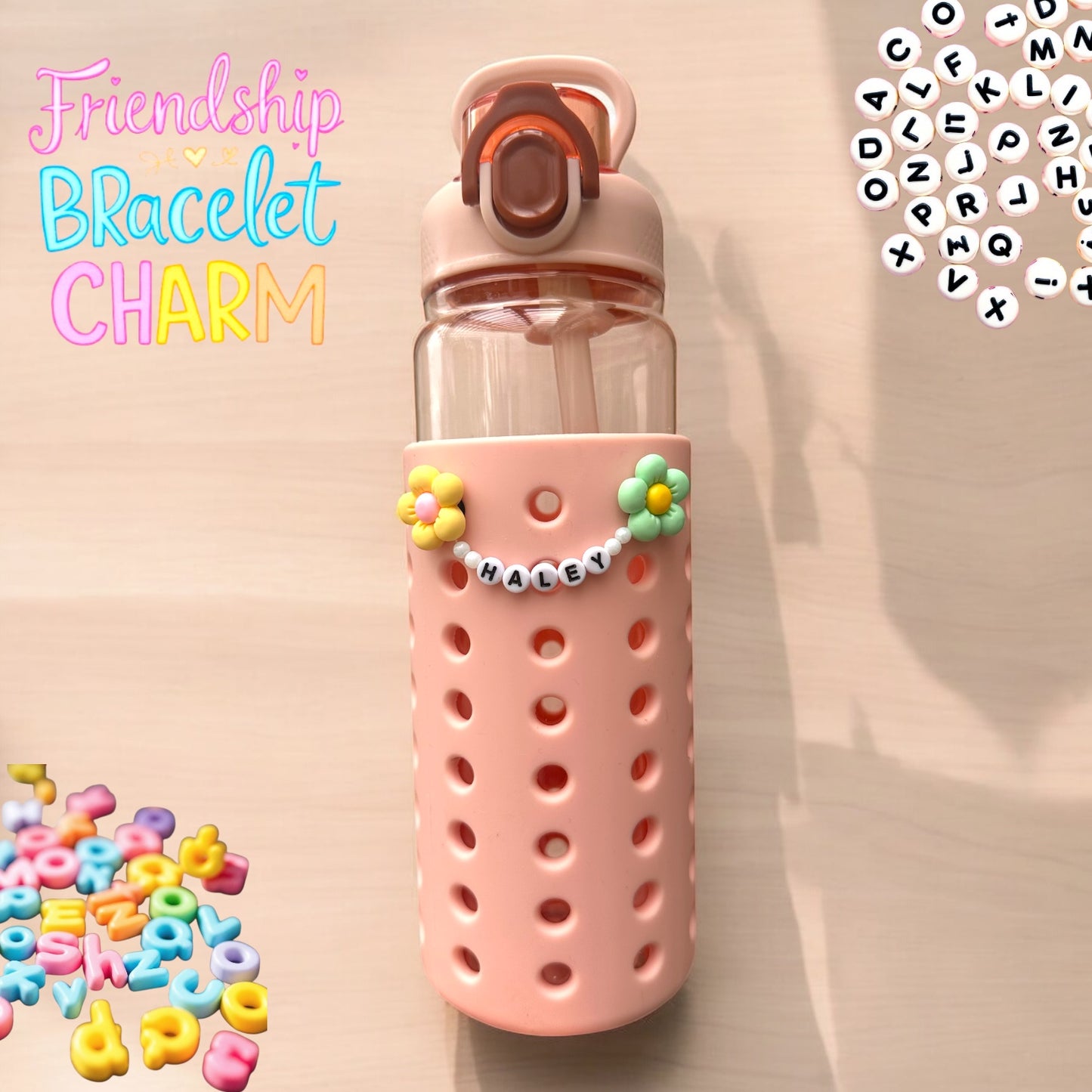 Personalized Friendship Bracelet Charm