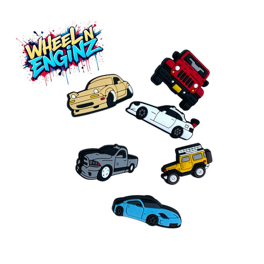 “Carz” misc. 6 piece charm bundle set
