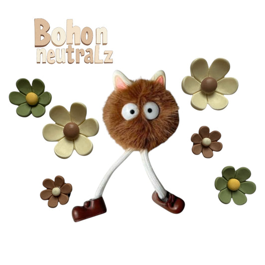 Boho n' Neutralz 7 piece charm bundle set