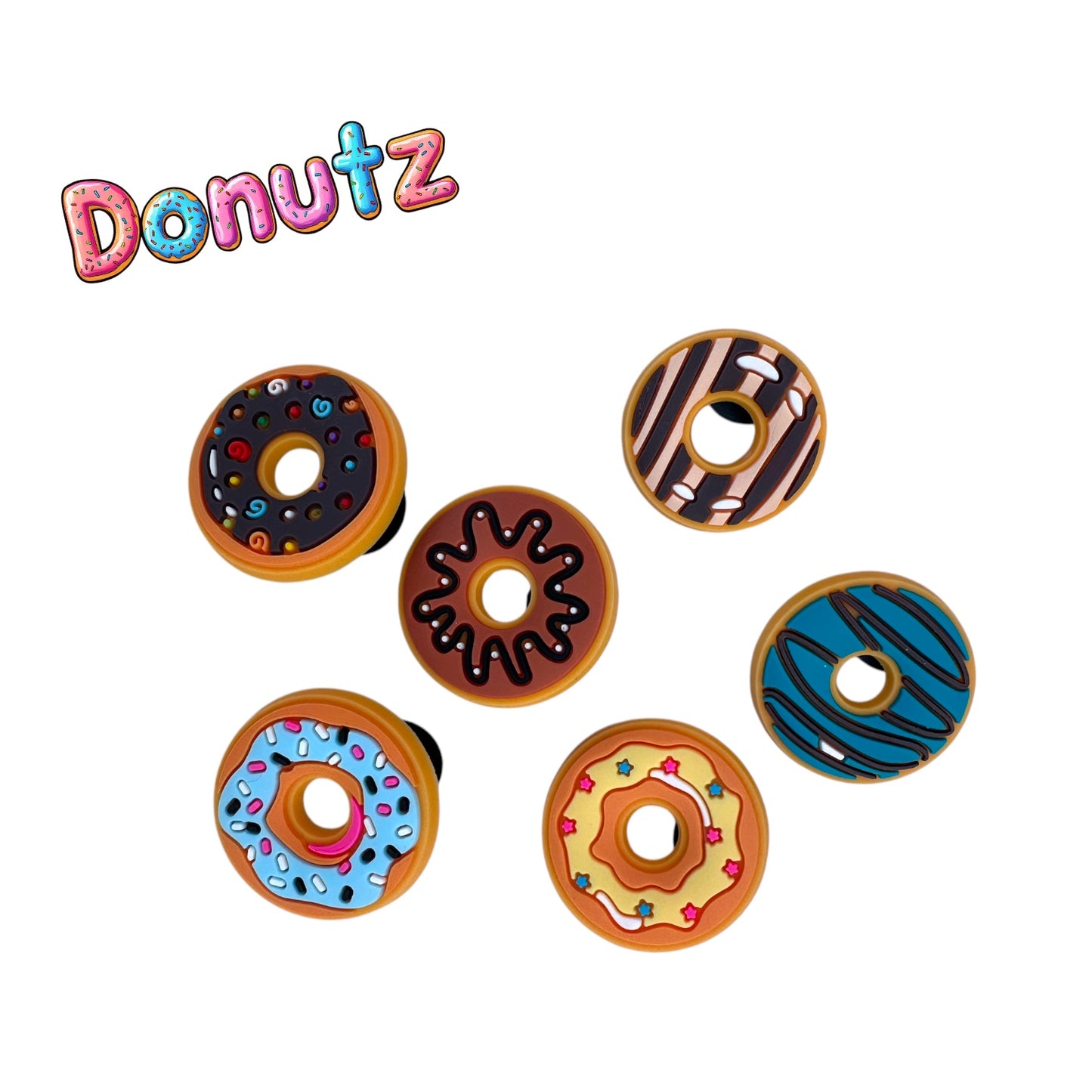 Donutz 6 piece charm bundle set